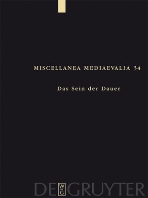 cover image of Das Sein der Dauer